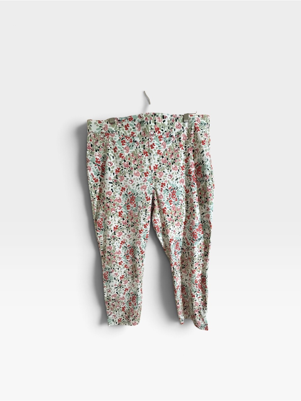 HUE Floral Jeggings XL Stretch Pull On